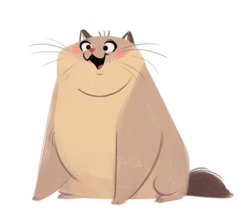 Cute Fat Cat Drawing at GetDrawings | Free download