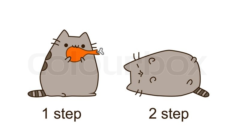 Cute Fat Cat Drawing at GetDrawings | Free download