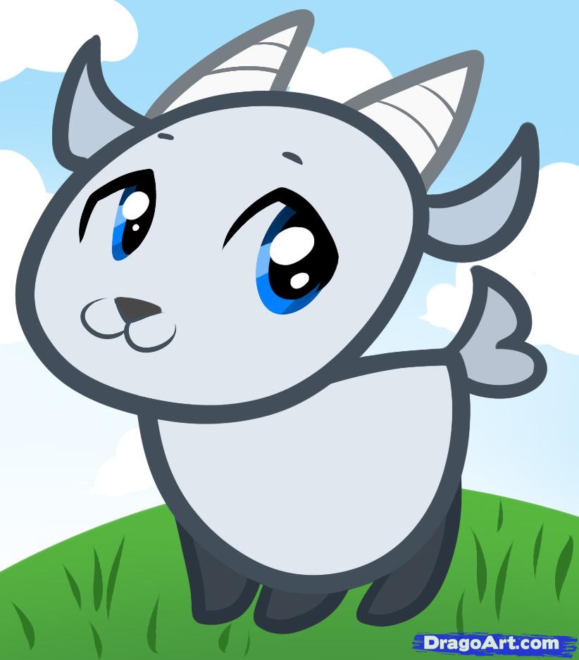 Cute Goat Drawing at GetDrawings Free download