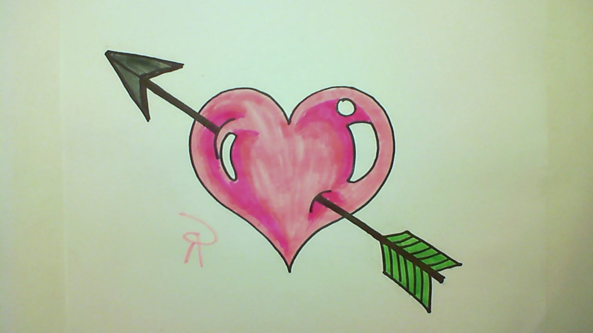 Cute Heart Drawing at GetDrawings | Free download