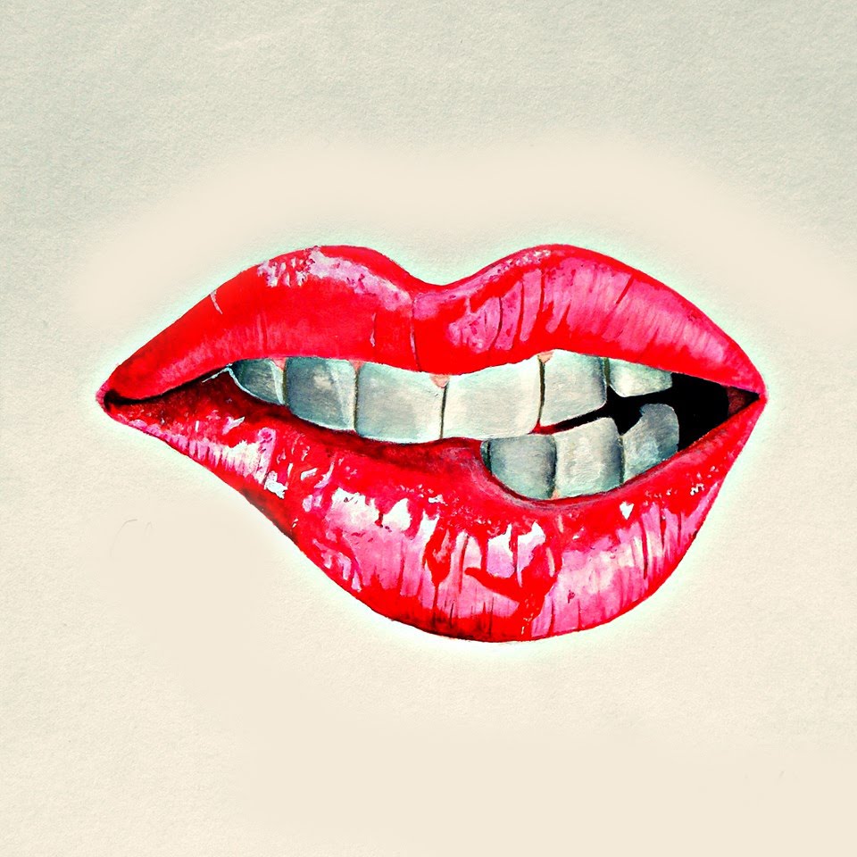 Cute Lips Drawing at GetDrawings Free download