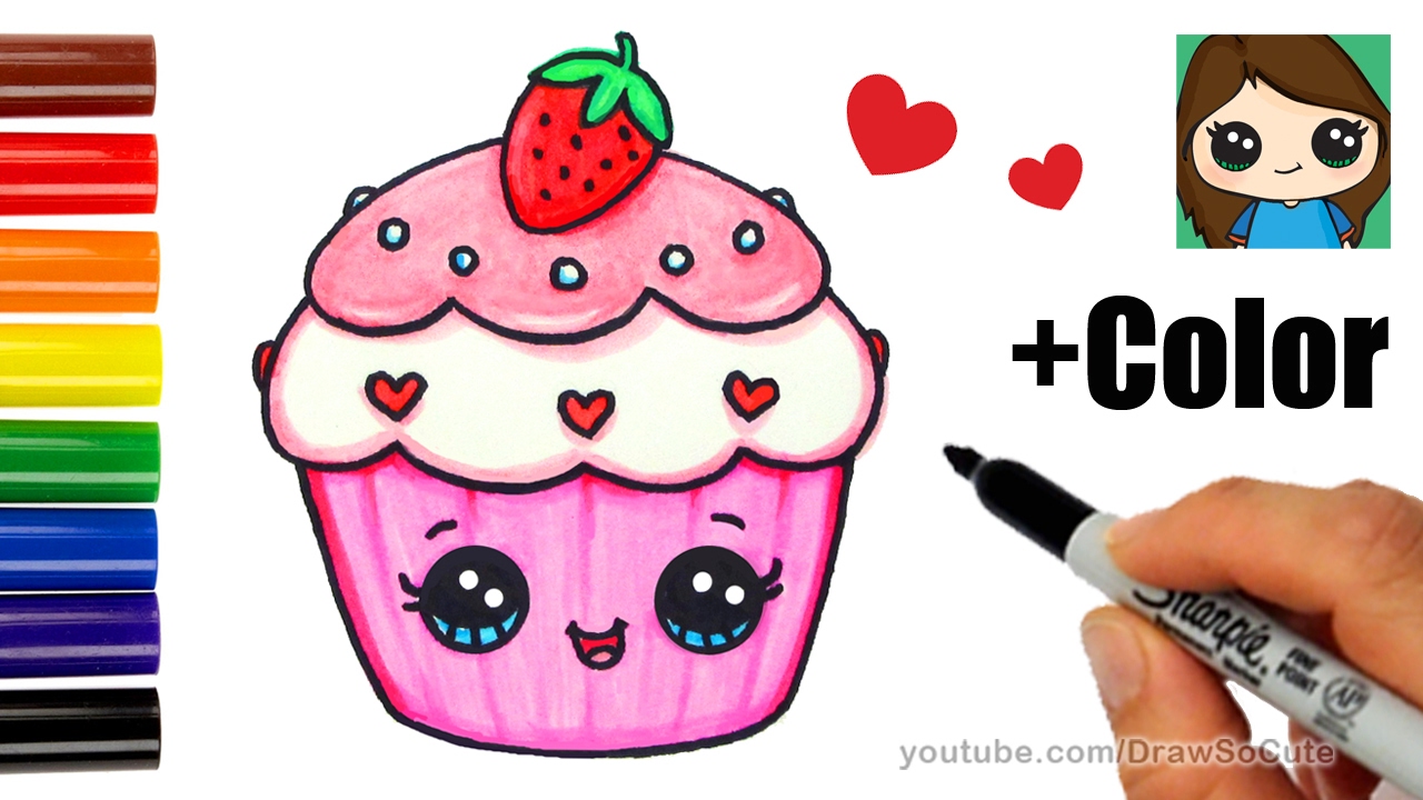 Cute Muffin Drawing at GetDrawings | Free download