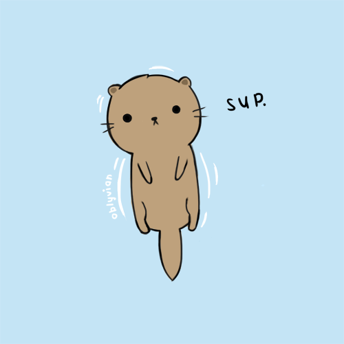 Cute Otter Drawing at GetDrawings Free download