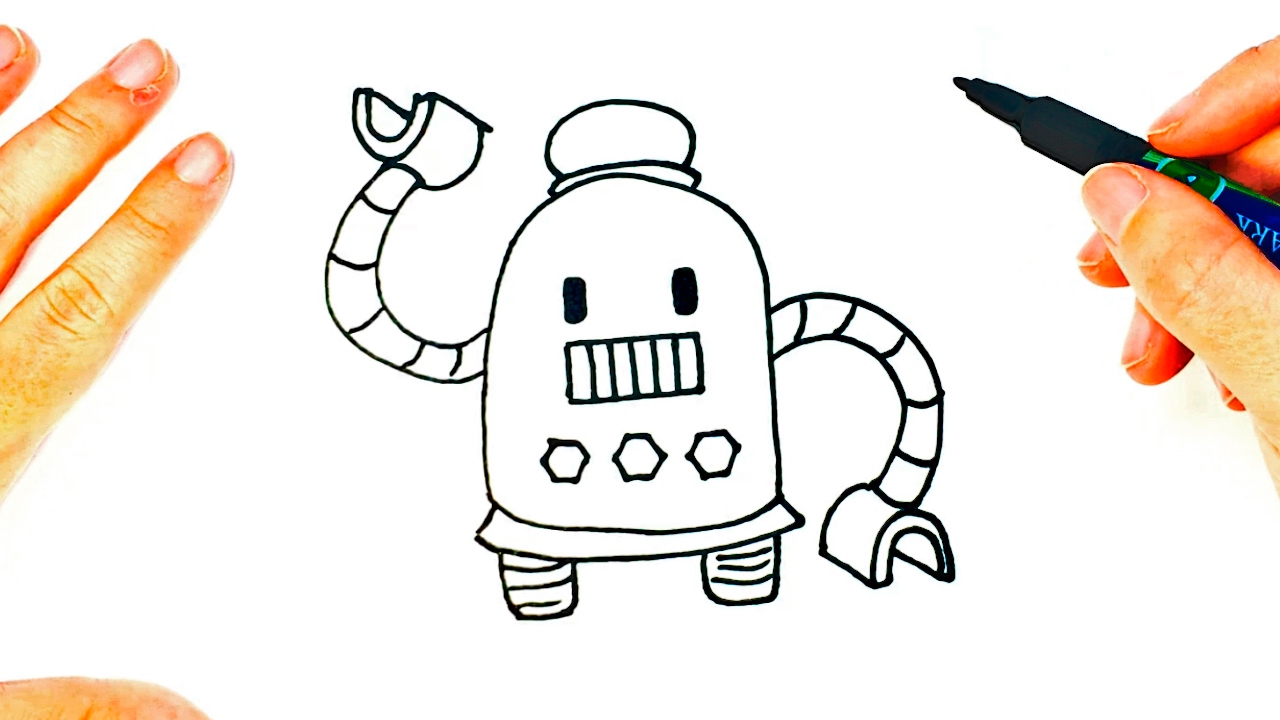 Cute Robot Drawing at GetDrawings | Free download