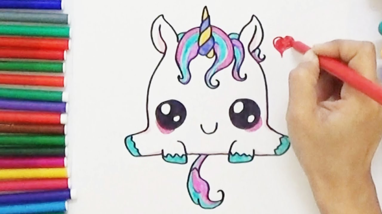 Cute Unicorn Drawing at GetDrawings | Free download