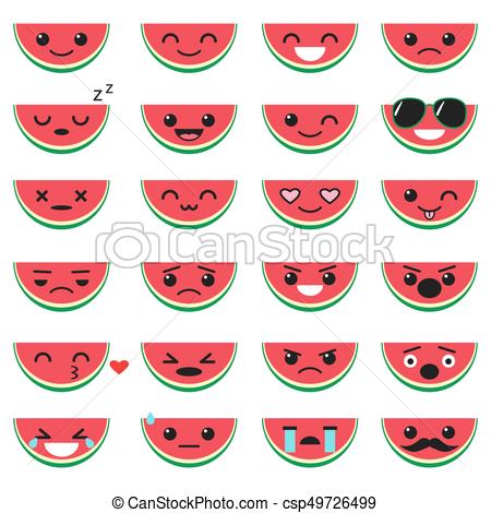 Watermelon Food Cute Kawaii Drawings | kawai gift
