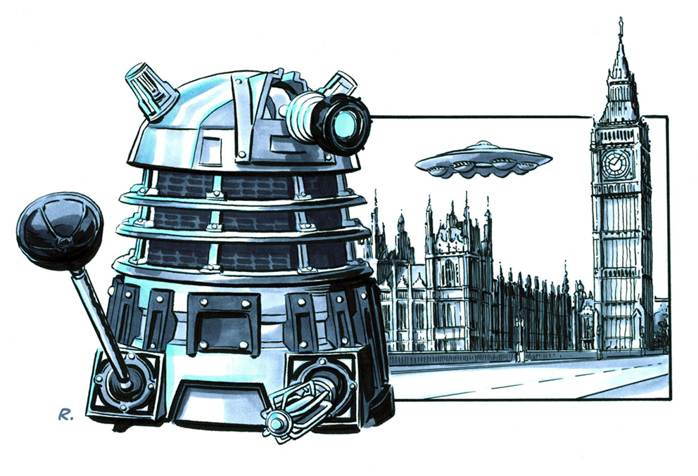 Dalek Drawing at GetDrawings | Free download