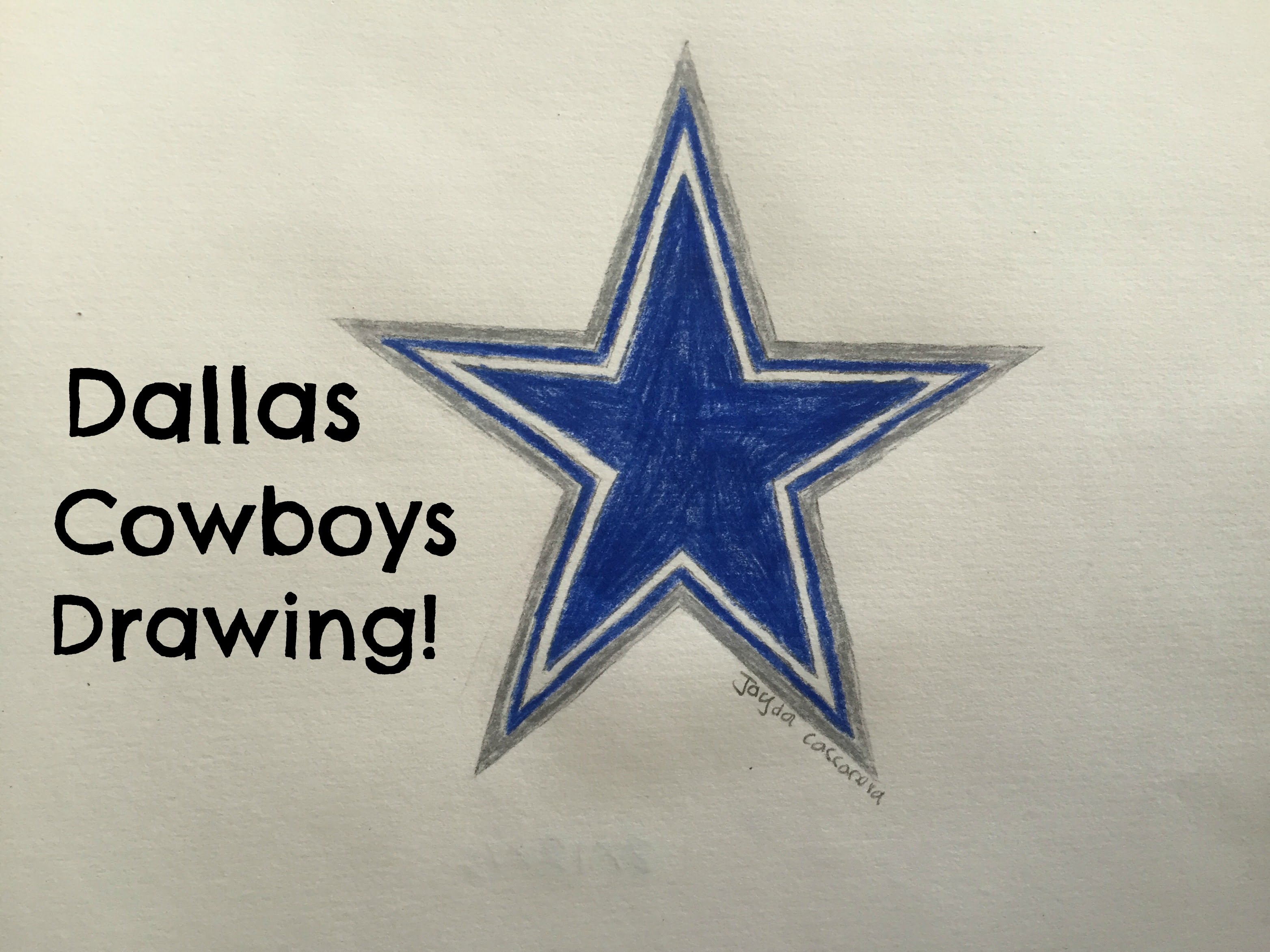 Dallas Cowboys Logo Drawing at GetDrawings Free download