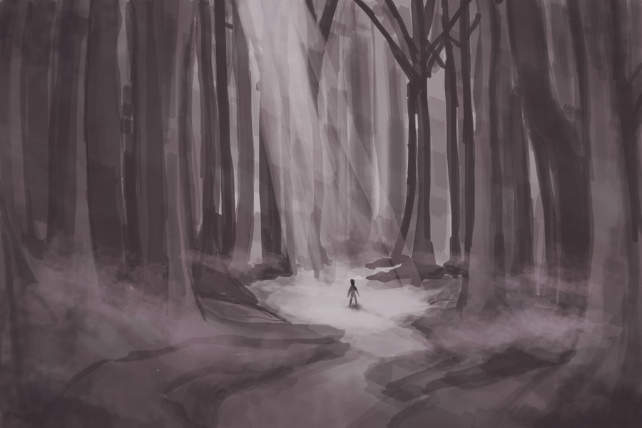 Dark Forest Drawing at GetDrawings | Free download