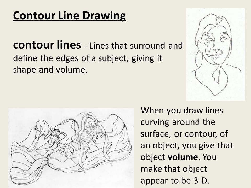 contour lines in art definition