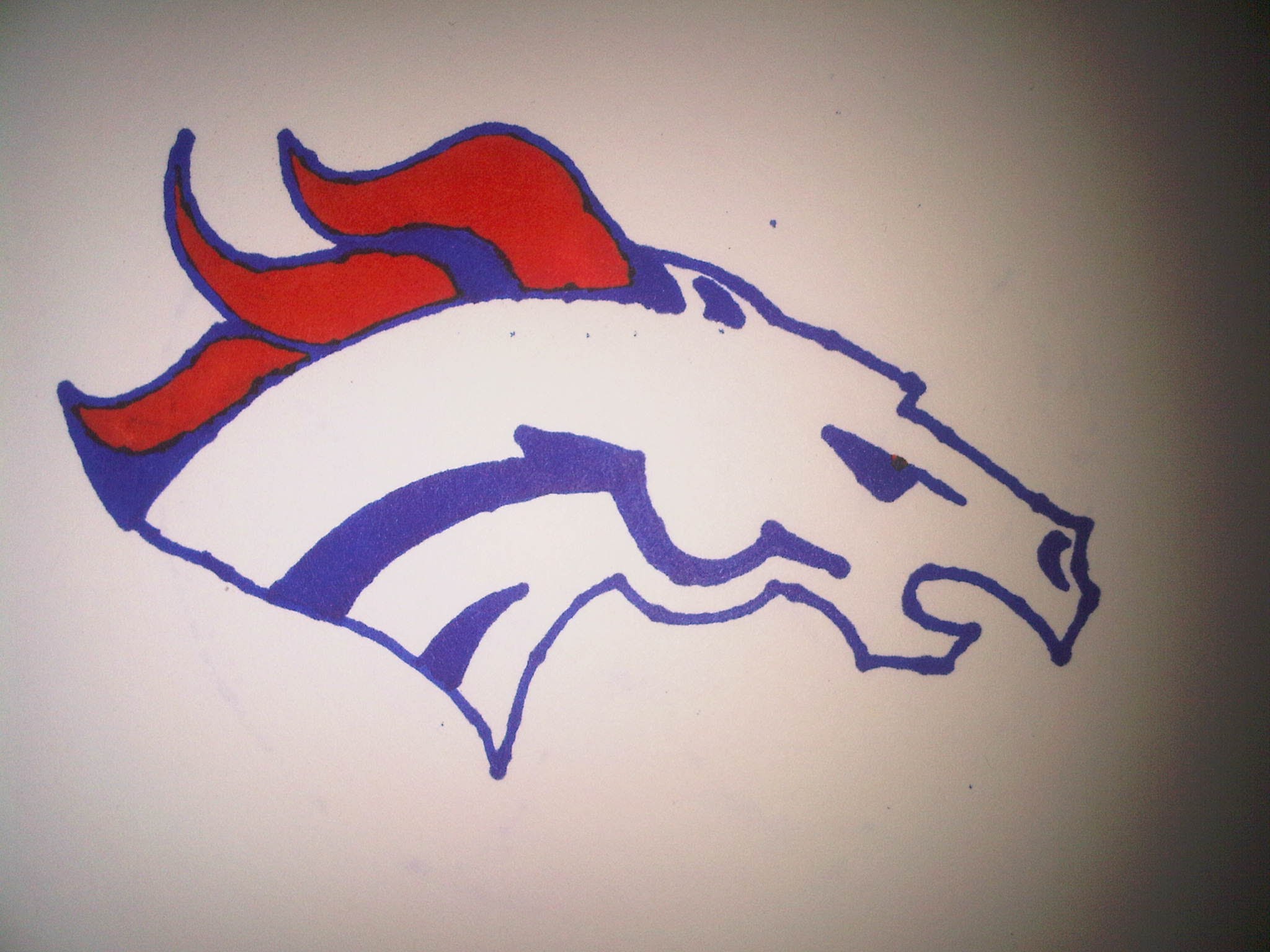 Denver Broncos Logo Drawing at GetDrawings Free download