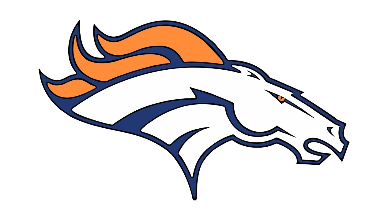 Denver Broncos Logo Drawing At Getdrawings 