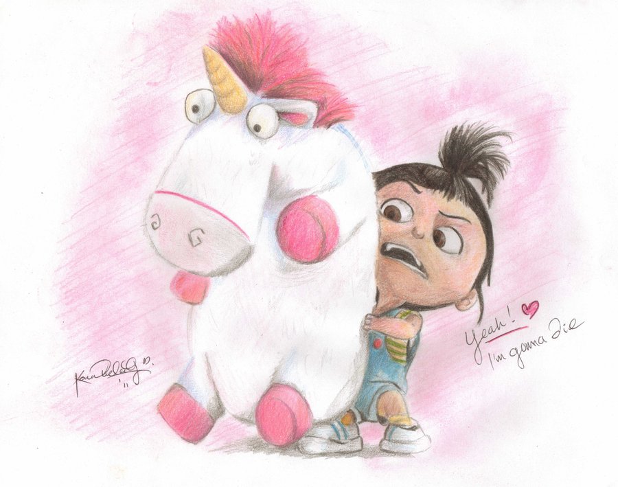 Despicable Me Unicorn Drawing at GetDrawings | Free download