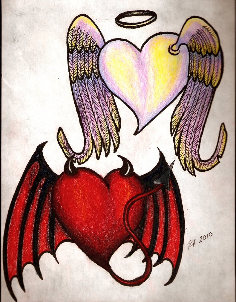 Devil Heart Drawing at GetDrawings | Free download