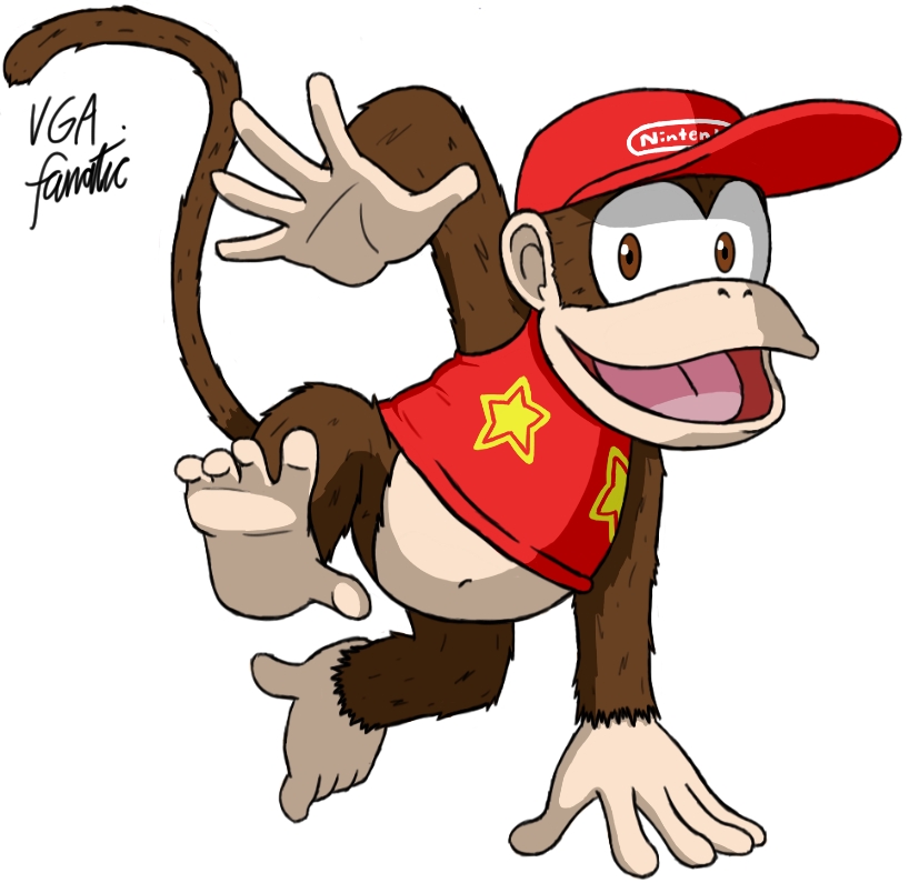Diddy Kong Drawing at GetDrawings Free download