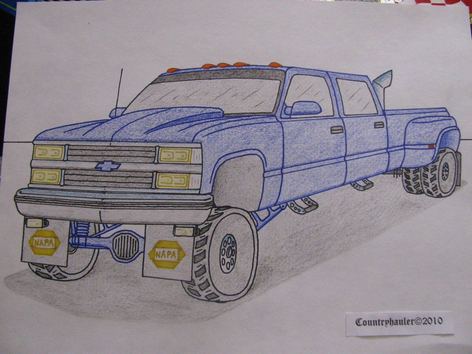 Diesel Truck Drawing at GetDrawings Free download