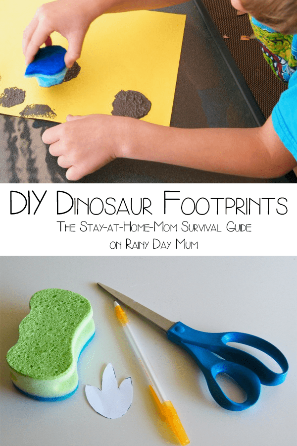 the dinosaur footprints