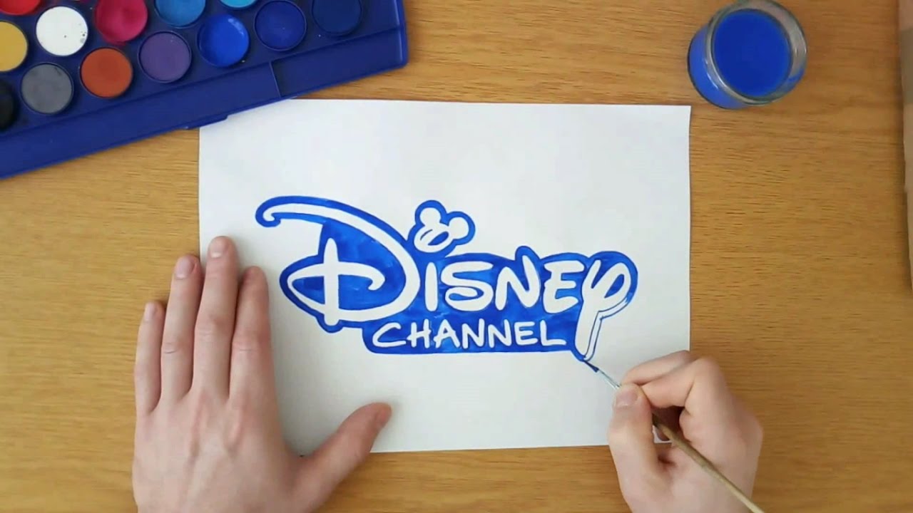 1280x720 How To Draw The Disney Channel Logo.