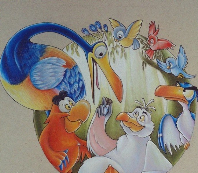 Disney Color Pencil Drawing - Color Pencil Drawing ideas