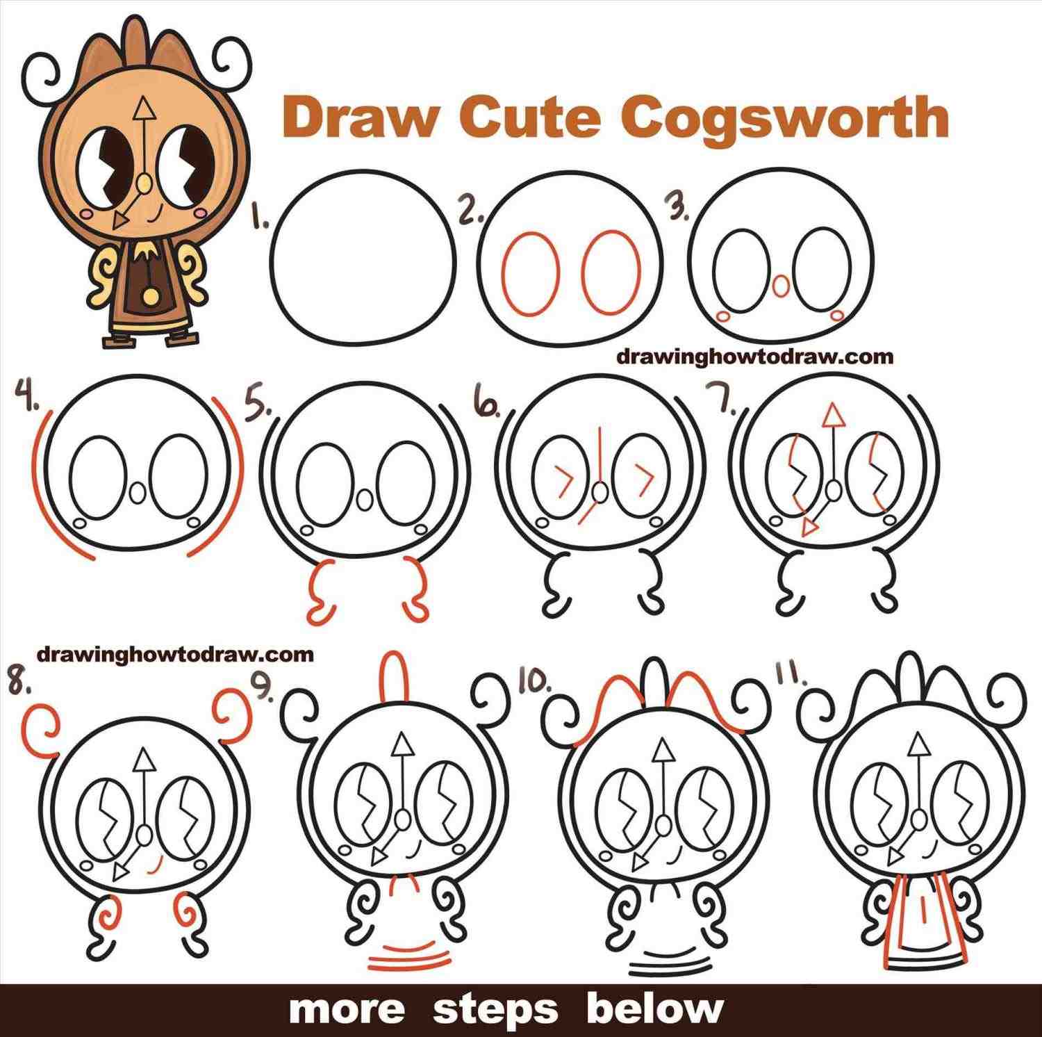 Featured image of post How To Draw Cute Disney Characters Step By Step / Follow along to learn how to draw this disney polynesian princess step by step chibi.