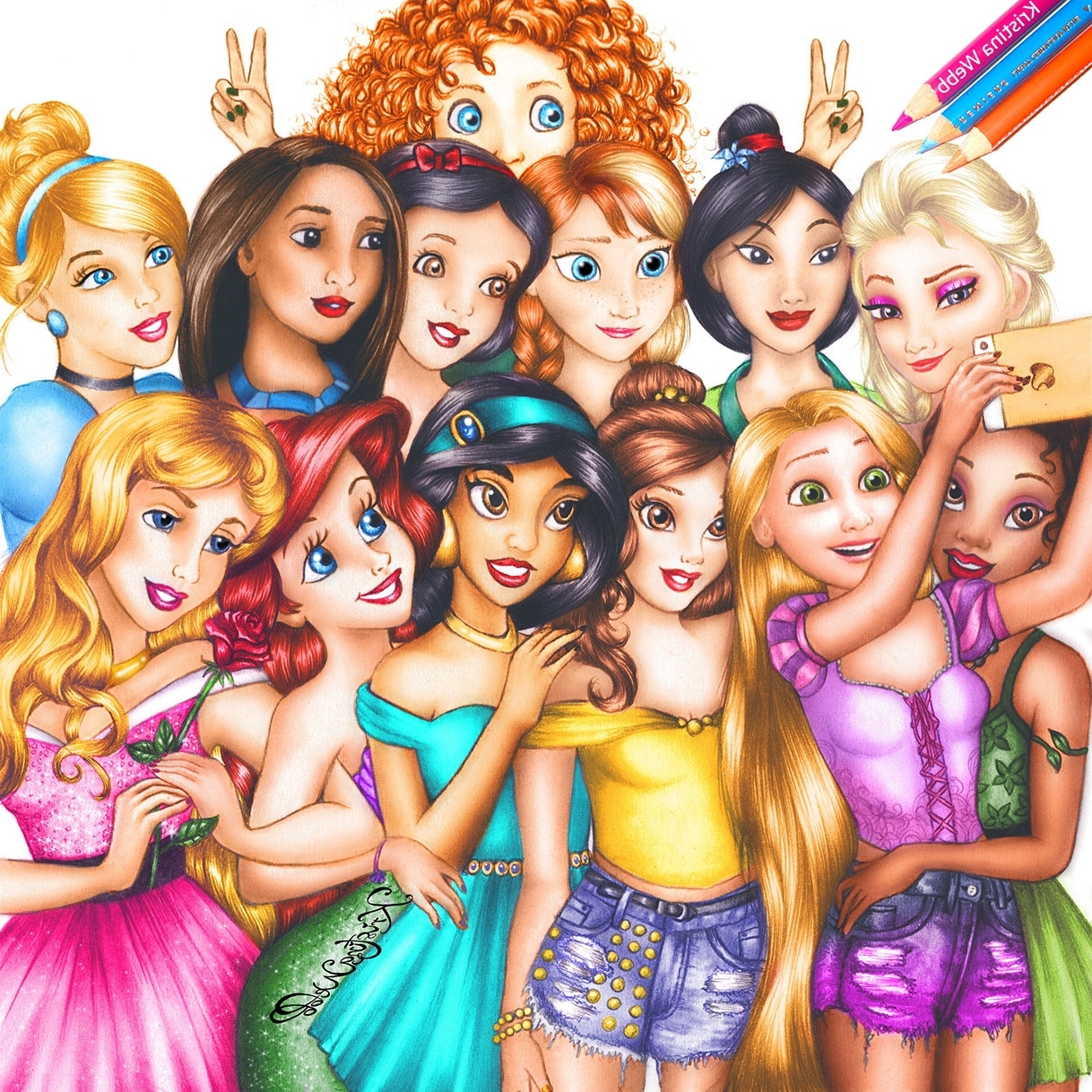 Disney Princesses Drawing at GetDrawings Free download