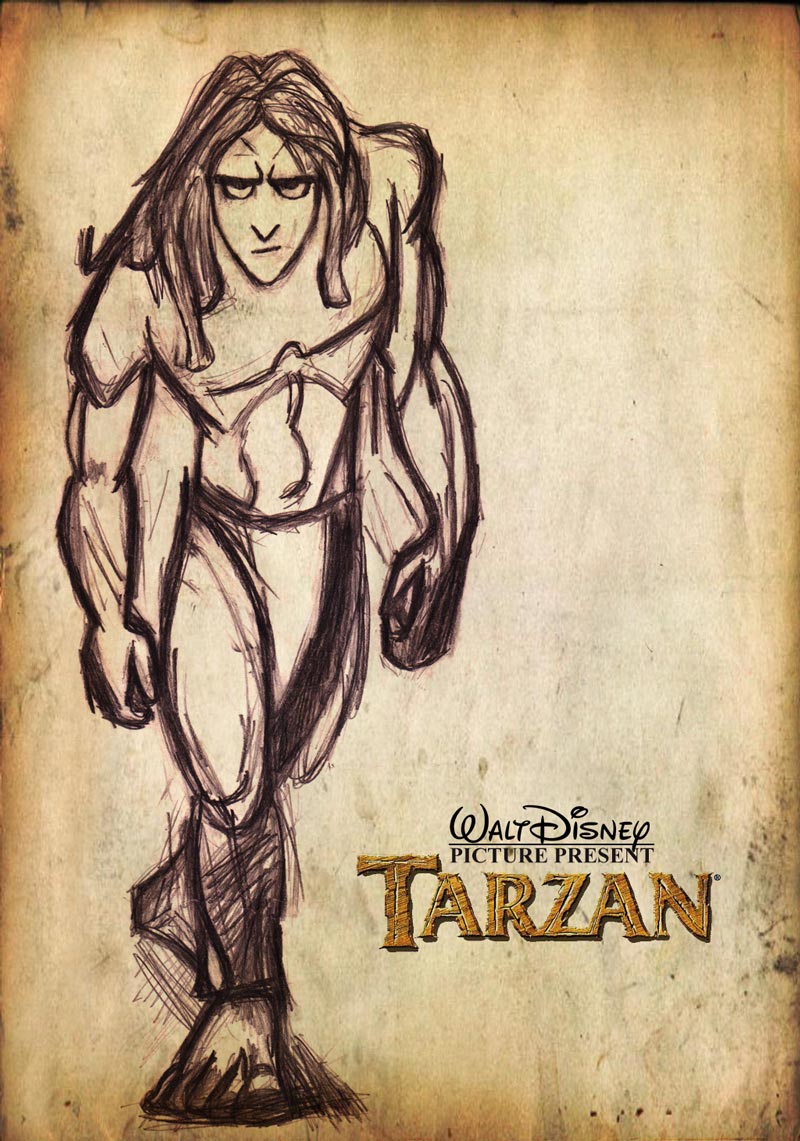 Disney Tarzan Drawing at GetDrawings Free download