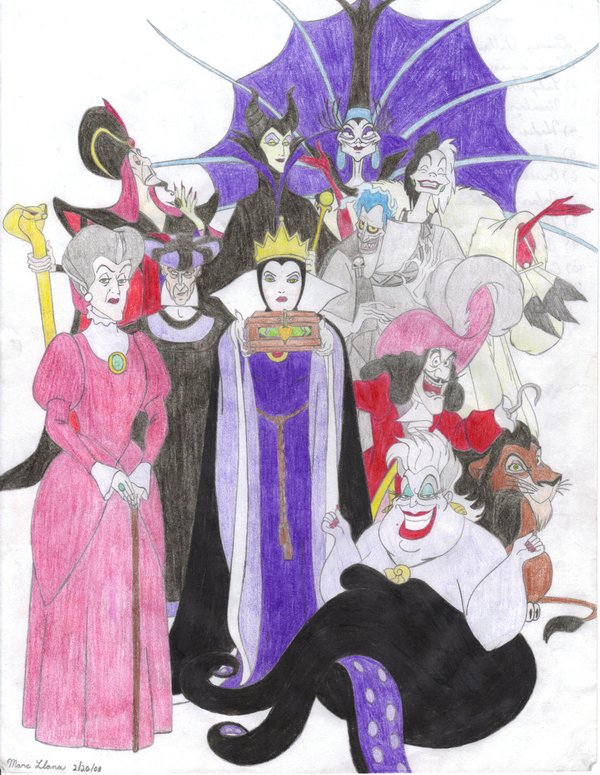 Disney Villains Drawing at GetDrawings Free download