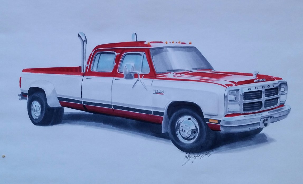 Dodge Truck Drawing at GetDrawings Free download