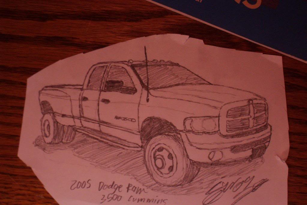 Dodge Truck Drawing at GetDrawings | Free download