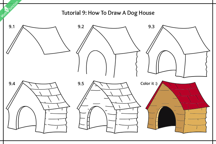 Top How To Draw A Dog Kennel Step By Step in the world The ultimate guide 