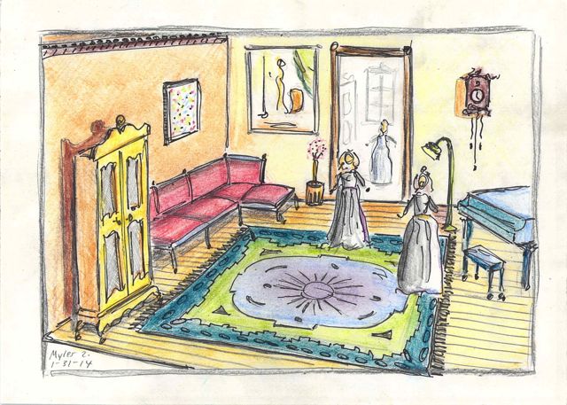 Dollhouse Drawing at GetDrawings | Free download