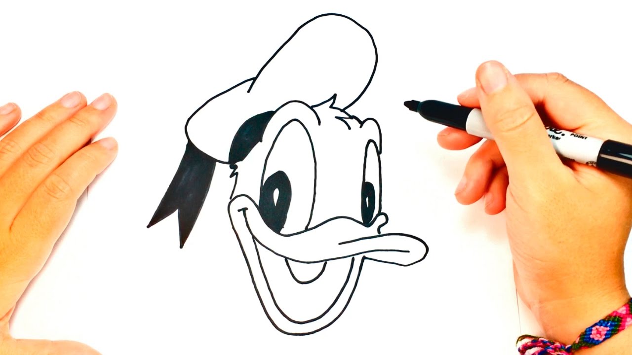 Donald Duck Cartoon Drawing at GetDrawings | Free download