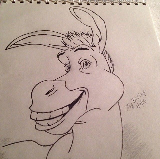 640x639 13 Best Drawings Images On Donkey, Donkeys And Shrek.