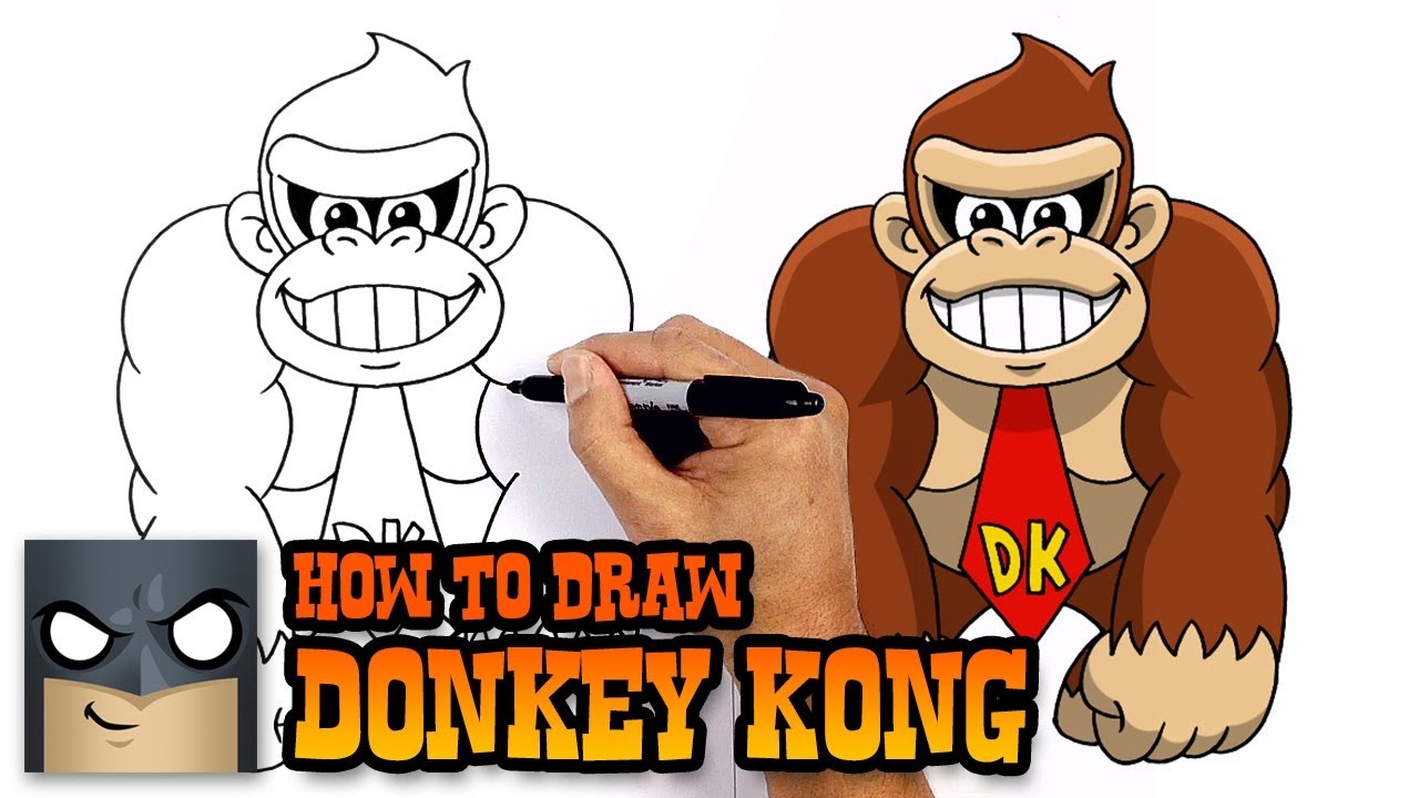 Donkey Kong Drawing at GetDrawings | Free download