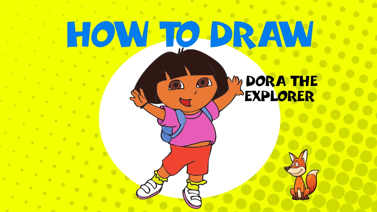 1280x720 How To Draw Dora The Explorer