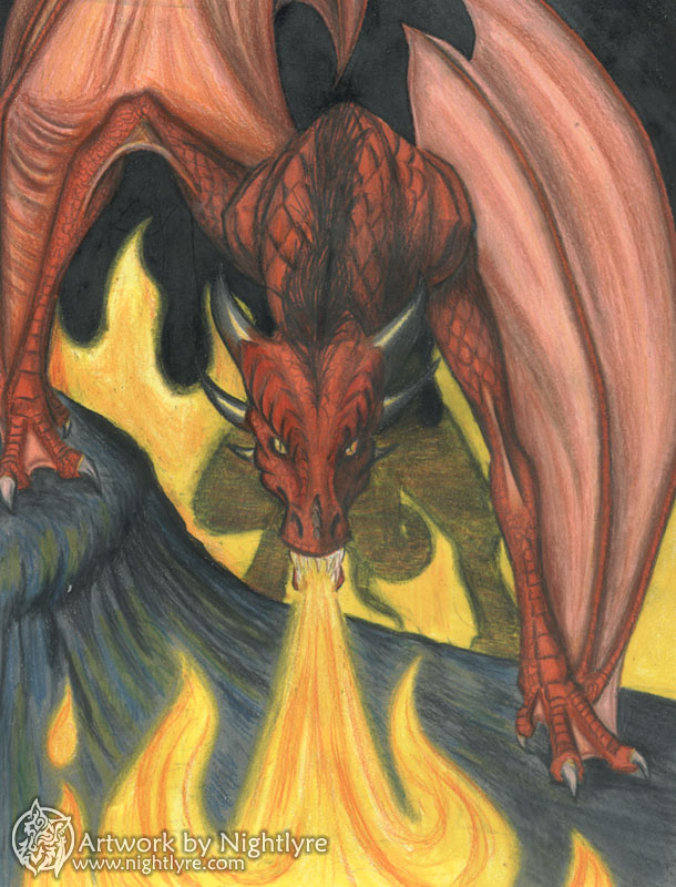 Fire Breathing Dragon Coloring Pages Realistic Fire Dragon Drawing