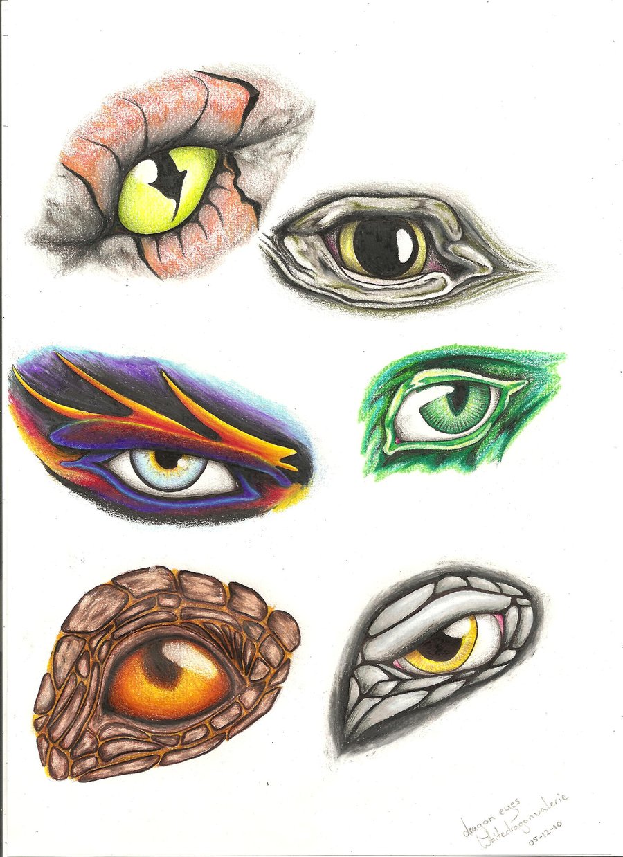 Dragon Eye Drawing At Getdrawings 