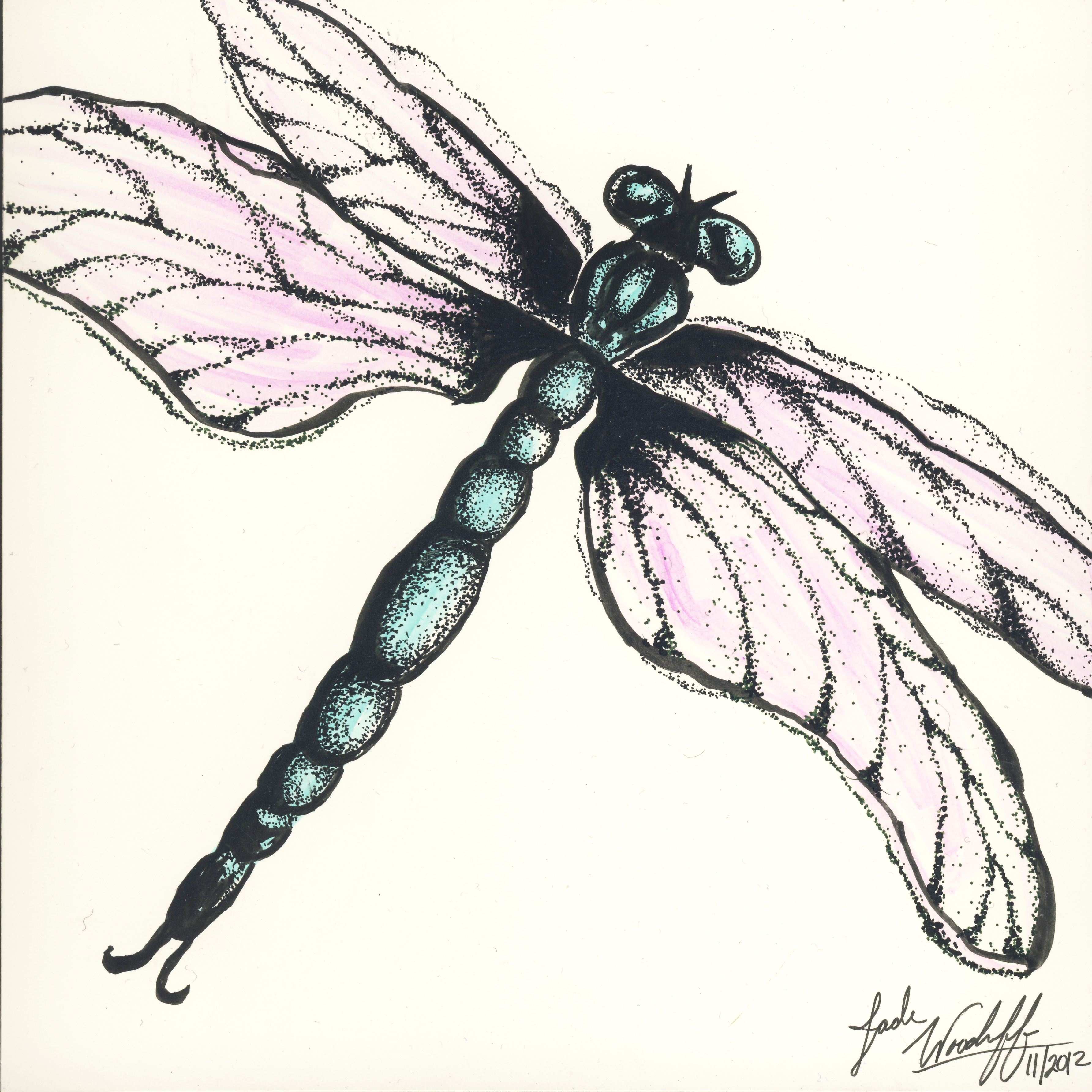 Dragonflies Drawing at GetDrawings | Free download