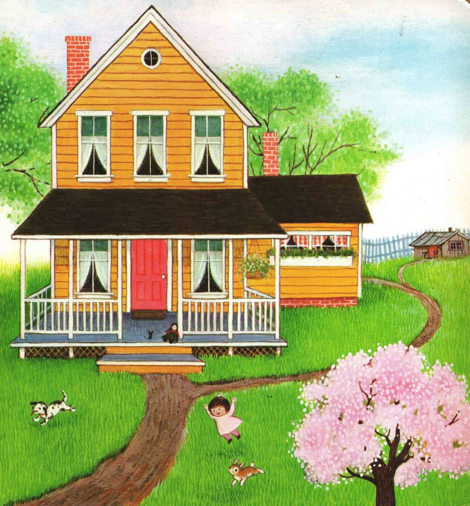 Cartoon Dream House Drawing Easy Sketch for Kids