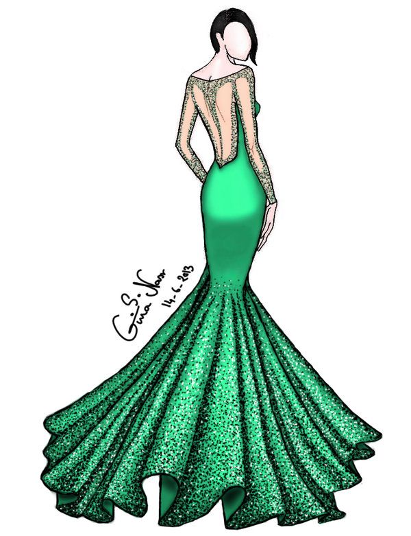 Dress Design Drawing at GetDrawings Free download