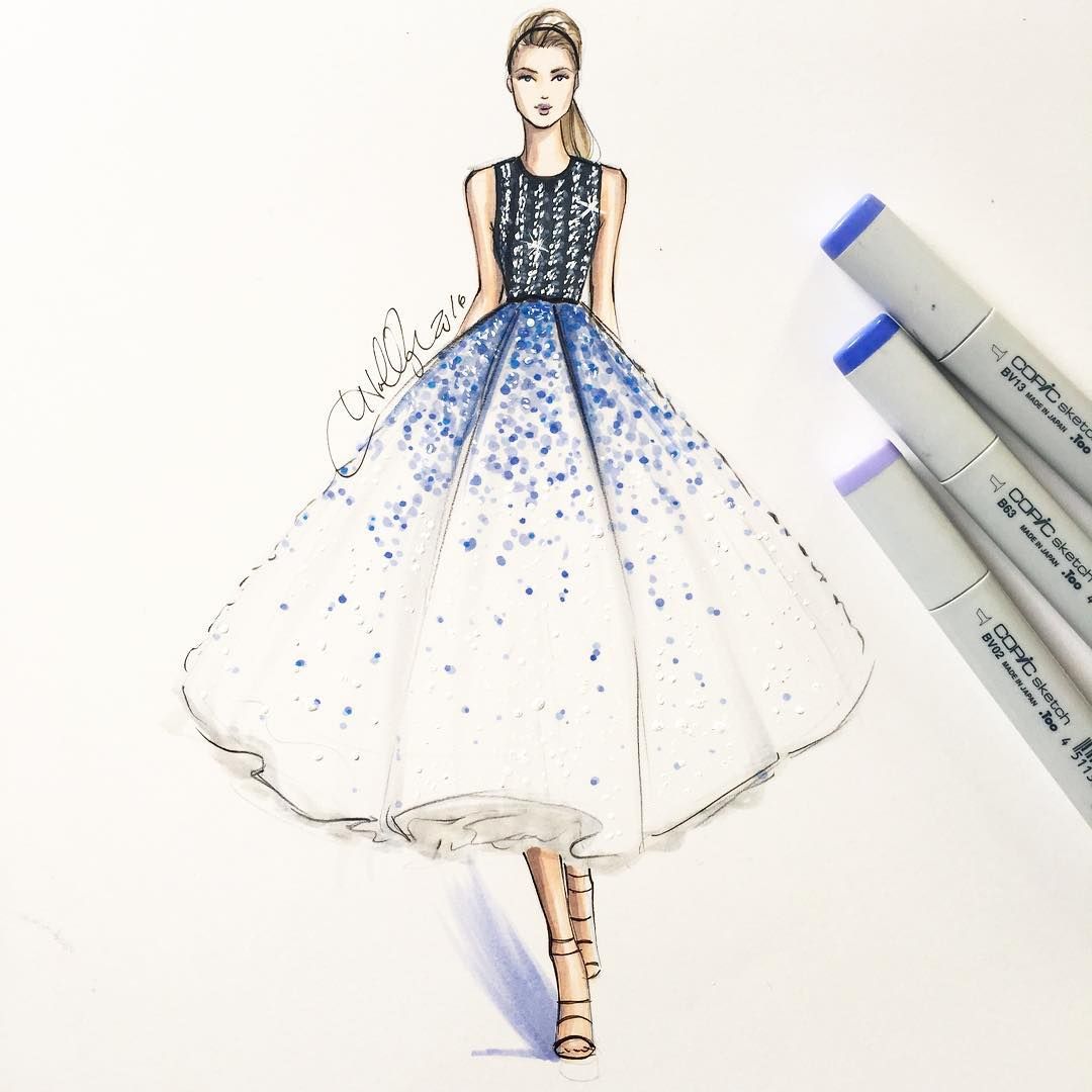 Beautiful Fashion Designing Dress Sketches Drawfidgety
