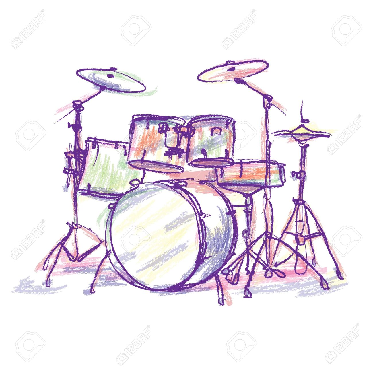 Drum Drawing at GetDrawings Free download