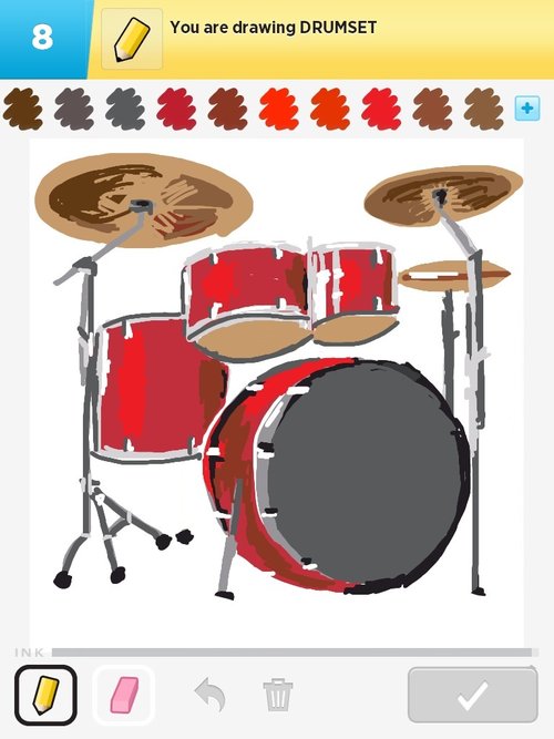 Drum Set Drawing at GetDrawings | Free download