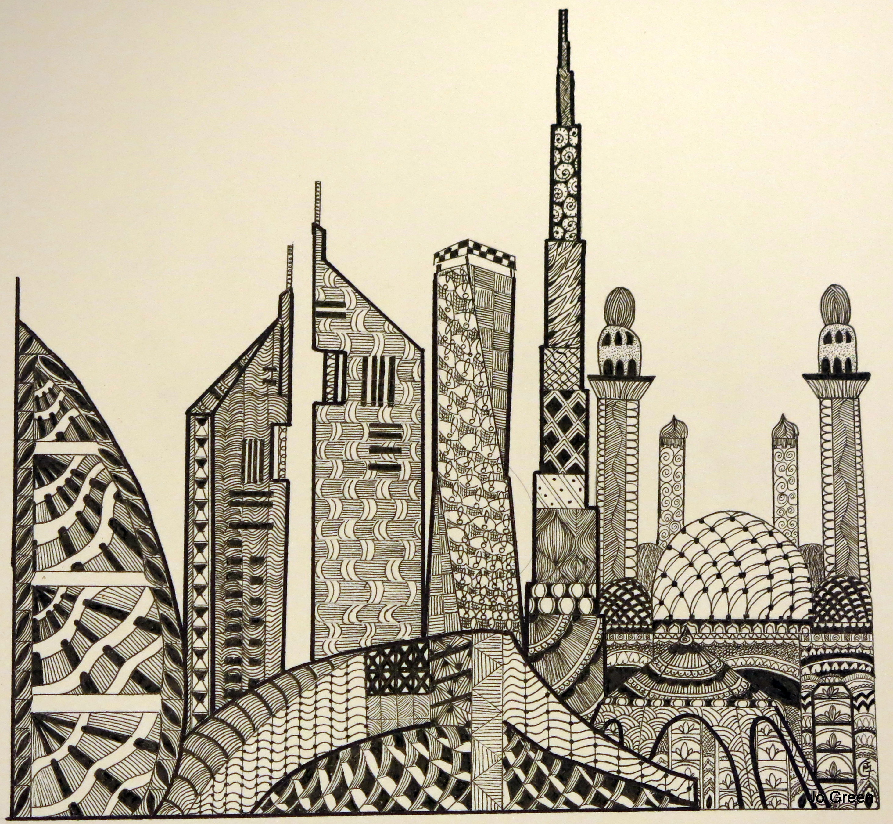 Dubai Drawing at GetDrawings Free download