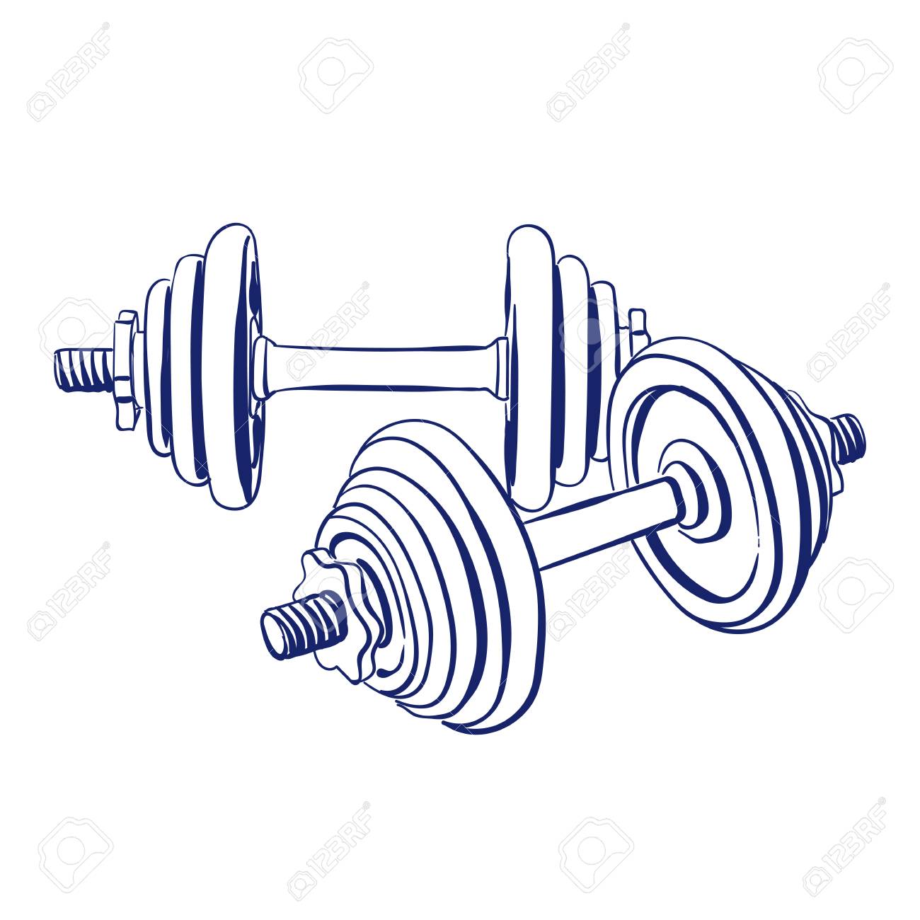 Dumbbell Drawing at GetDrawings Free download