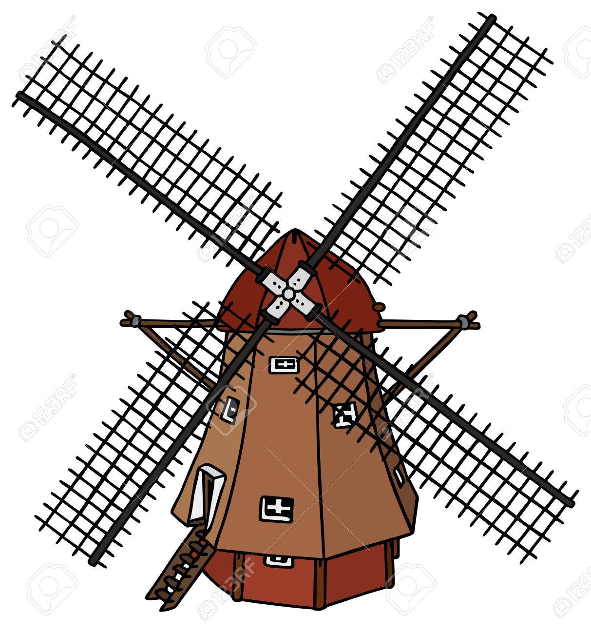 Dutch Windmill Drawing at GetDrawings Free download