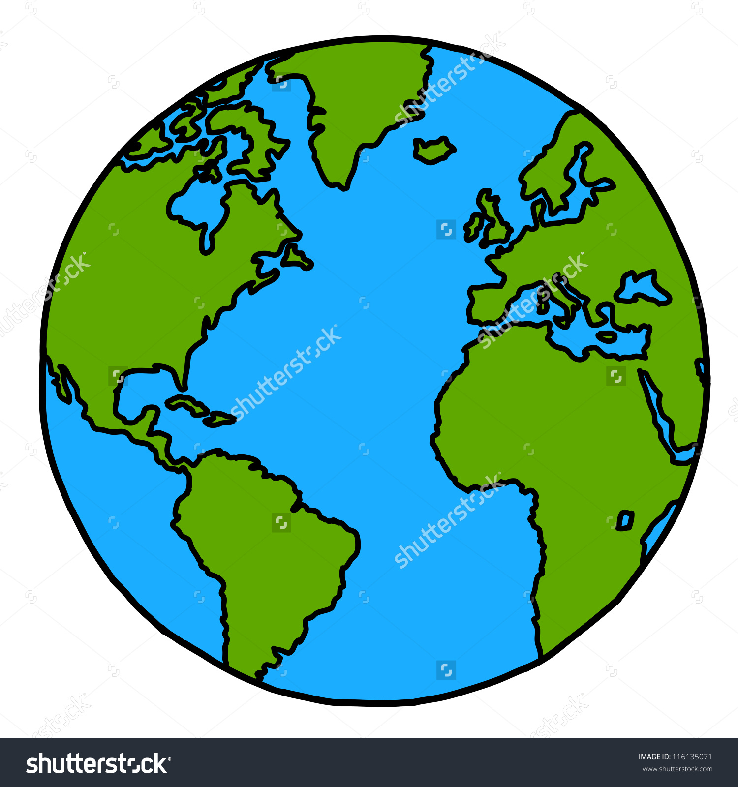 Earth Cartoon Drawing at GetDrawings | Free download