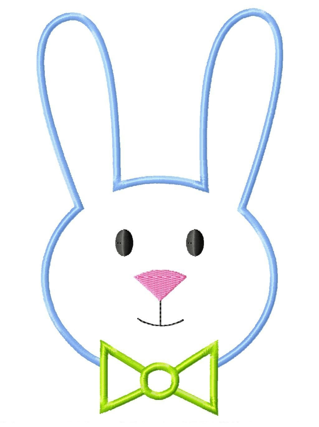 Easter Bunny Face Drawing at GetDrawings Free download