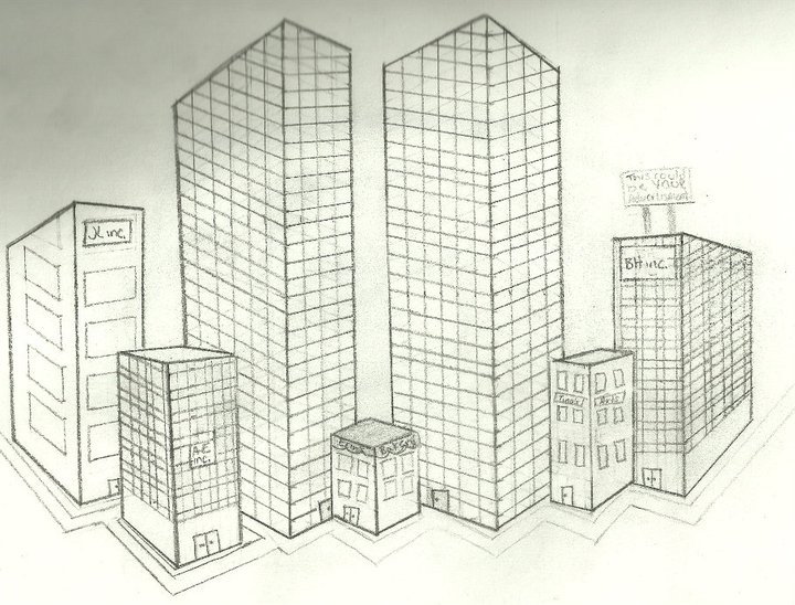 Easy Building Drawing at GetDrawings Free download