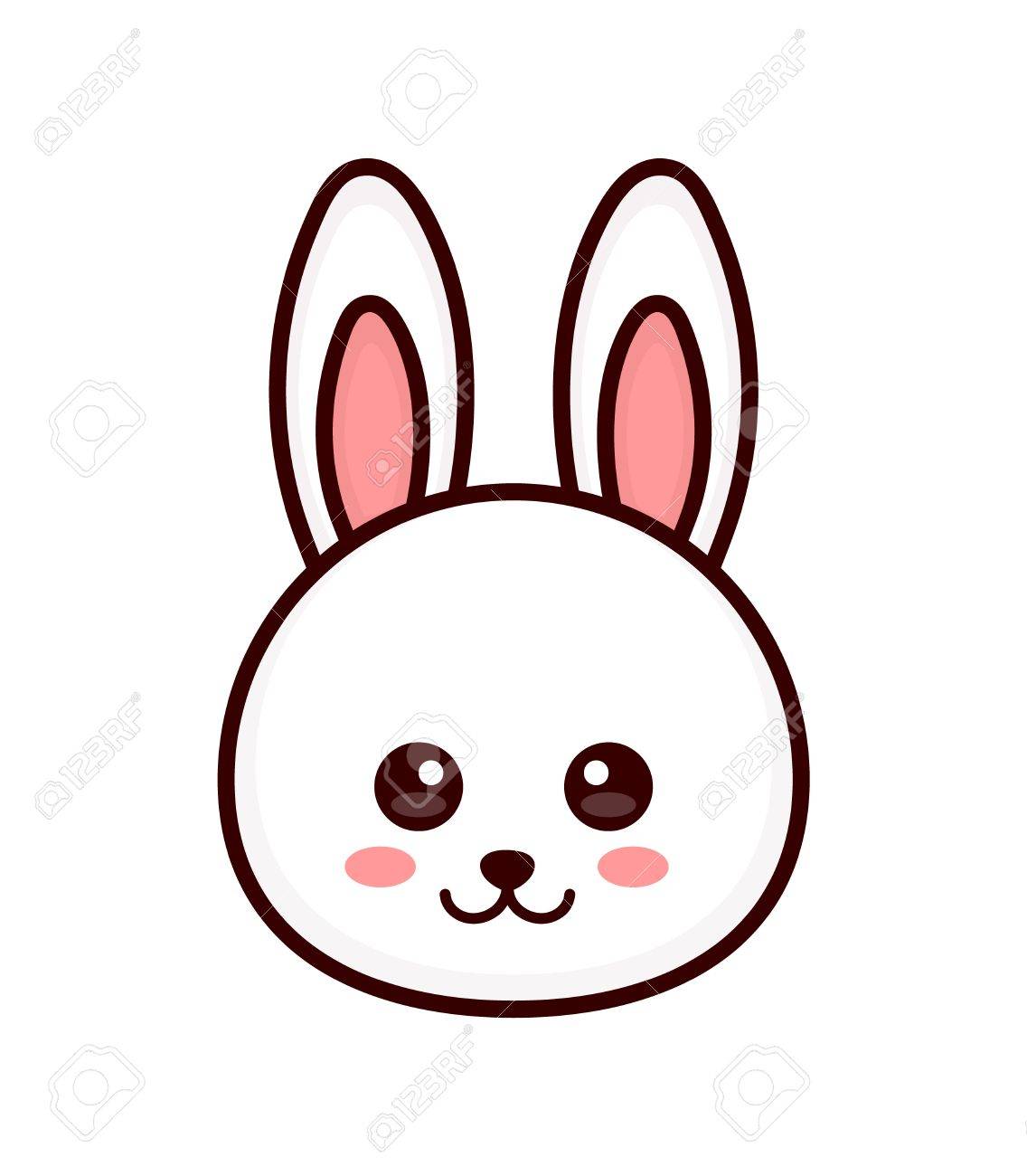 Easy Bunny Face Drawing at GetDrawings | Free download